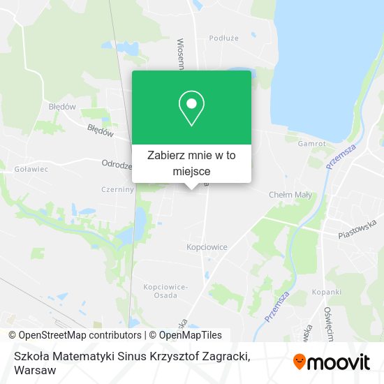 Mapa Szkoła Matematyki Sinus Krzysztof Zagracki