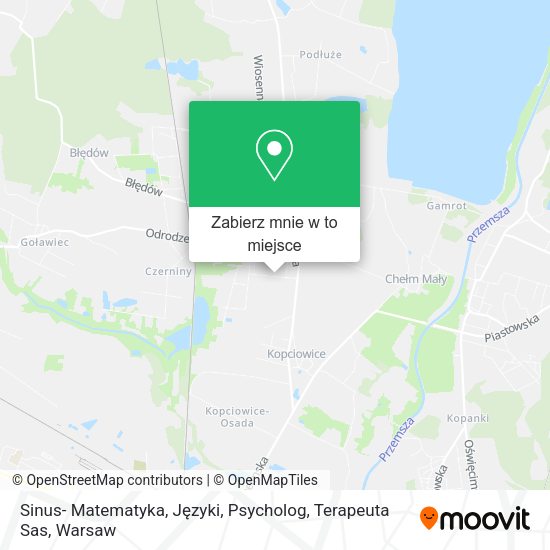 Mapa Sinus- Matematyka, Języki, Psycholog, Terapeuta Sas