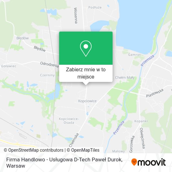 Mapa Firma Handlowo - Usługowa D-Tech Paweł Durok