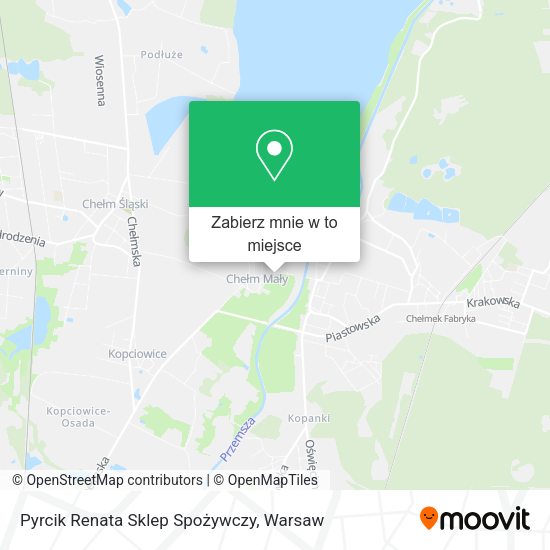 Mapa Pyrcik Renata Sklep Spożywczy