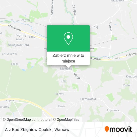 Mapa A z Bud Zbigniew Opalski