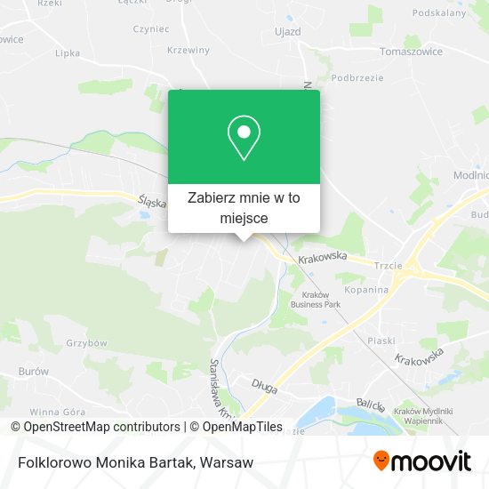 Mapa Folklorowo Monika Bartak