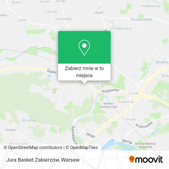 Mapa Jura Basket Zabierzów