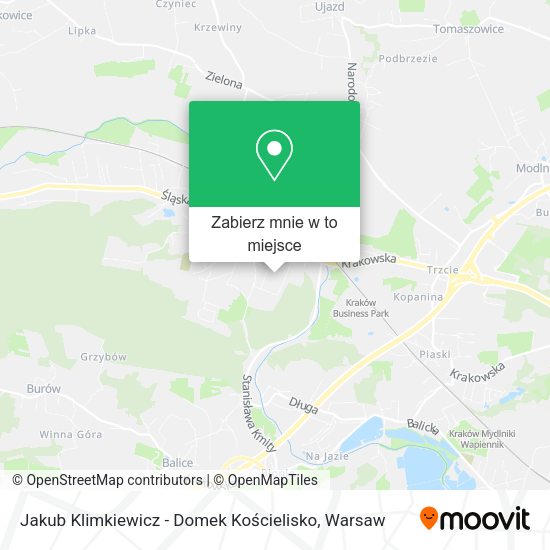 Mapa Jakub Klimkiewicz - Domek Kościelisko