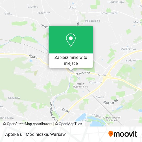 Mapa Apteka ul. Modlniczka