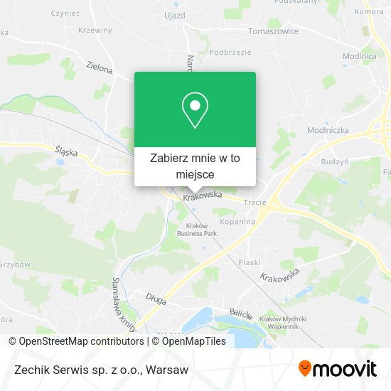 Mapa Zechik Serwis sp. z o.o.