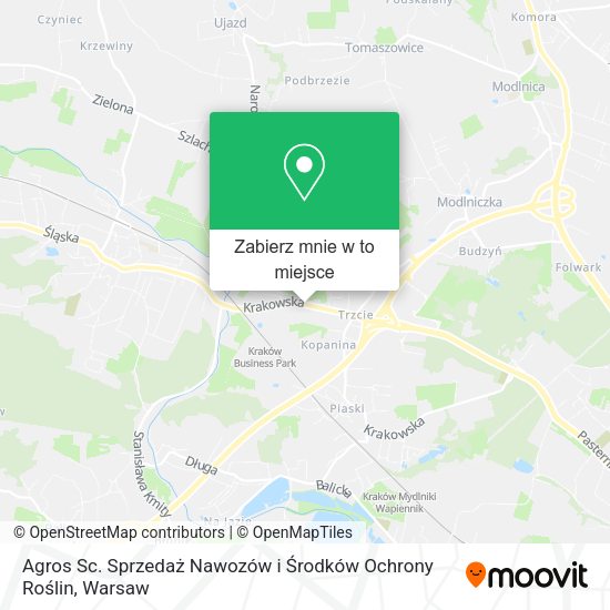 Mapa Agros Sc. Sprzedaż Nawozów i Środków Ochrony Roślin