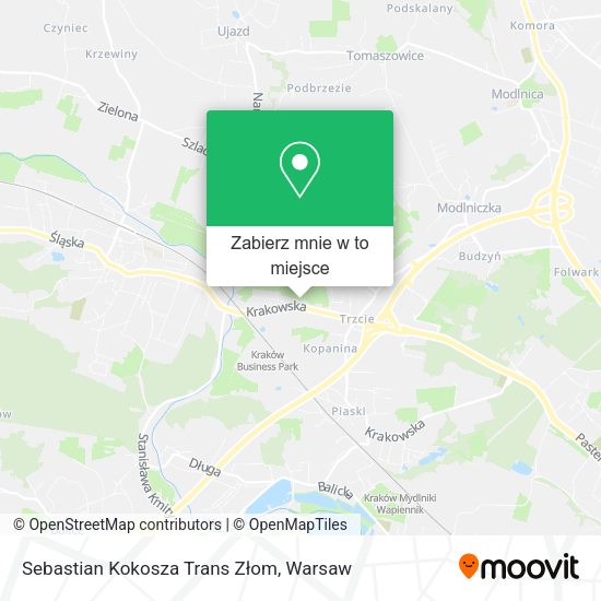 Mapa Sebastian Kokosza Trans Złom