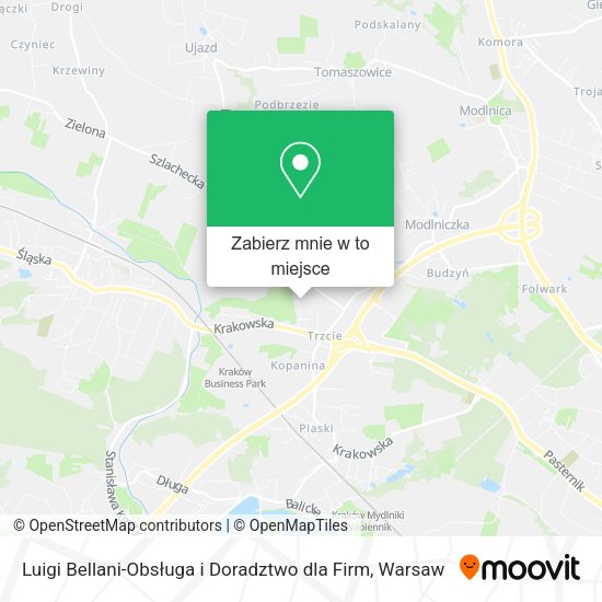 Mapa Luigi Bellani-Obsługa i Doradztwo dla Firm