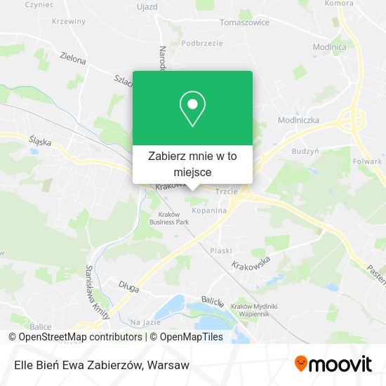 Mapa Elle Bień Ewa Zabierzów