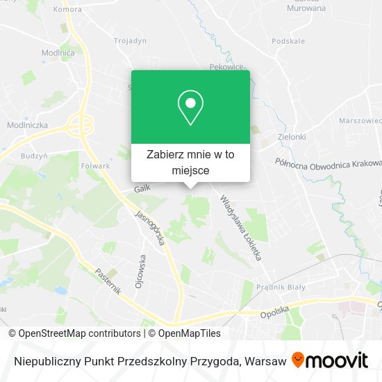 Mapa Niepubliczny Punkt Przedszkolny Przygoda