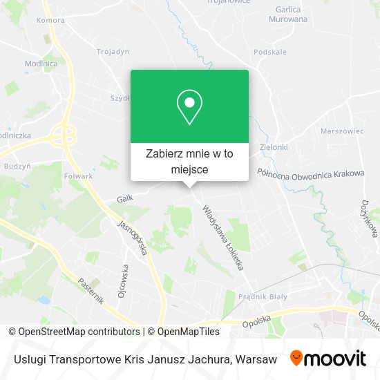 Mapa Uslugi Transportowe Kris Janusz Jachura