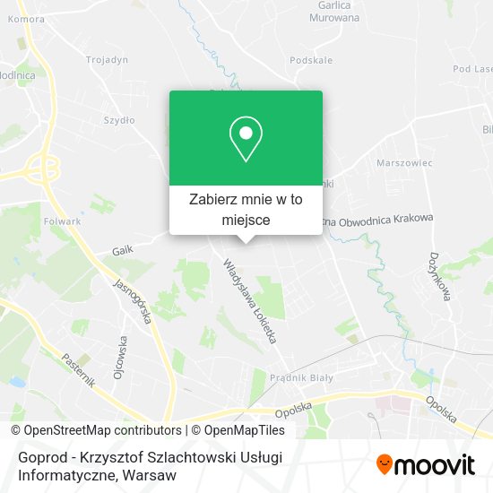 Mapa Goprod - Krzysztof Szlachtowski Usługi Informatyczne