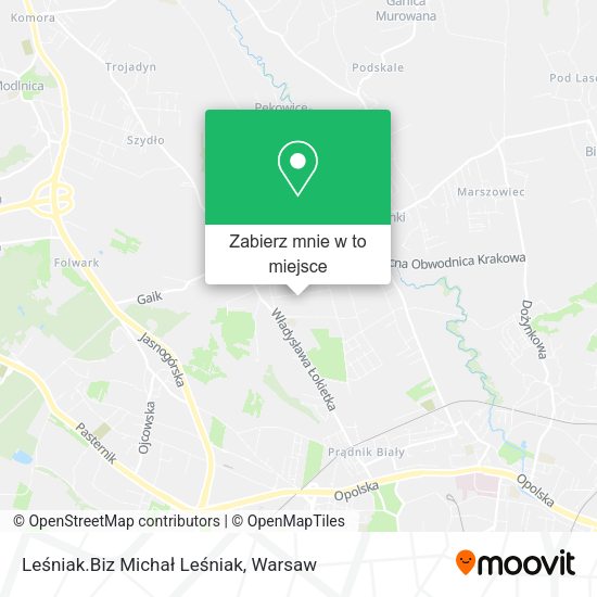 Mapa Leśniak.Biz Michał Leśniak