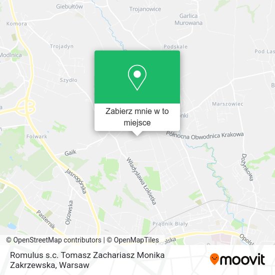 Mapa Romulus s.c. Tomasz Zachariasz Monika Zakrzewska