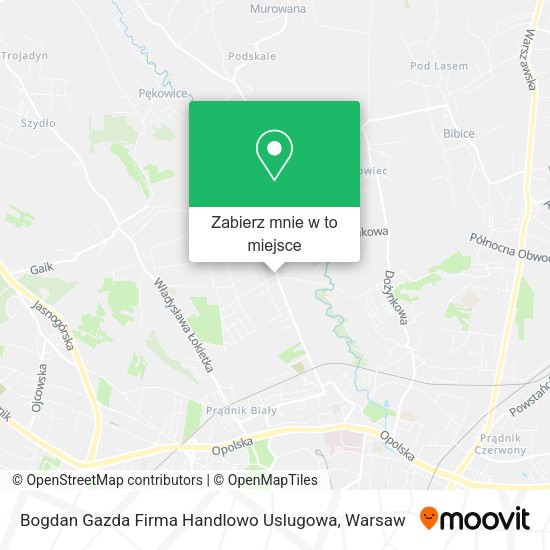 Mapa Bogdan Gazda Firma Handlowo Uslugowa