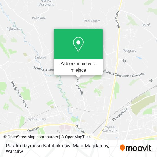 Mapa Parafia Rzymsko-Katolicka św. Marii Magdaleny