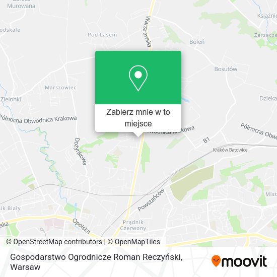 Mapa Gospodarstwo Ogrodnicze Roman Reczyński