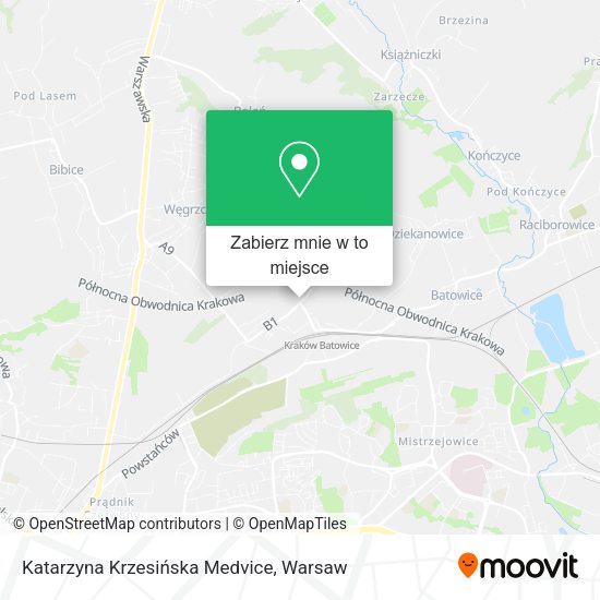 Mapa Katarzyna Krzesińska Medvice