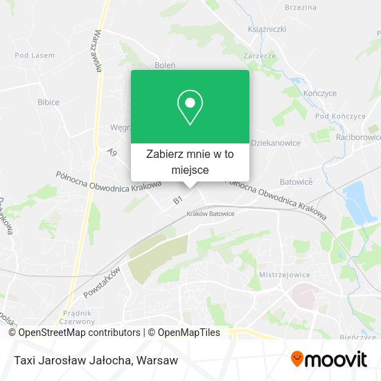 Mapa Taxi Jarosław Jałocha