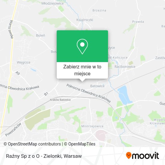 Mapa Raźny Sp z o O - Zielonki