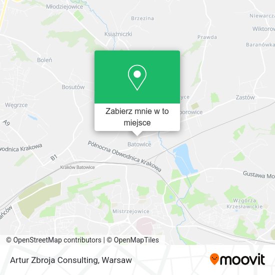 Mapa Artur Zbroja Consulting