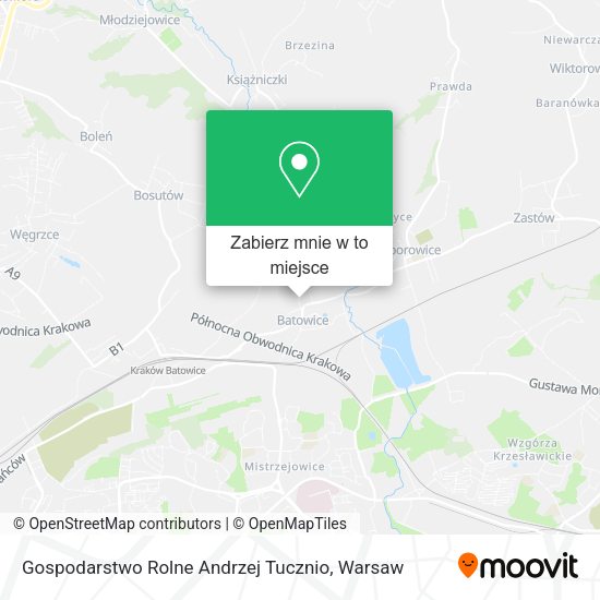 Mapa Gospodarstwo Rolne Andrzej Tucznio