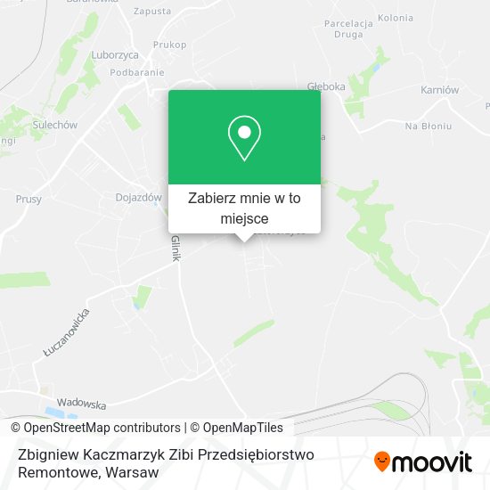 Mapa Zbigniew Kaczmarzyk Zibi Przedsiębiorstwo Remontowe