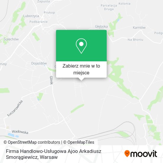 Mapa Firma Handlowo-Usługowa Ajoo Arkadiusz Smorągiewicz