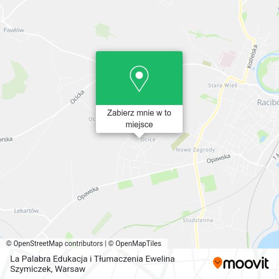 Mapa La Palabra Edukacja i Tłumaczenia Ewelina Szymiczek