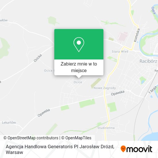 Mapa Agencja Handlowa Generatoris Pl Jarosław Drózd