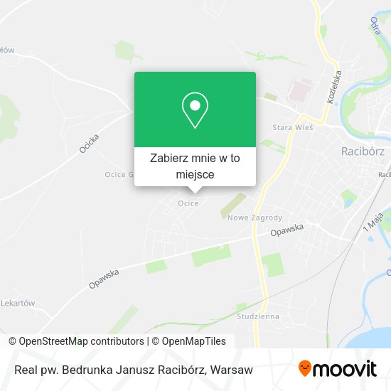 Mapa Real pw. Bedrunka Janusz Racibórz