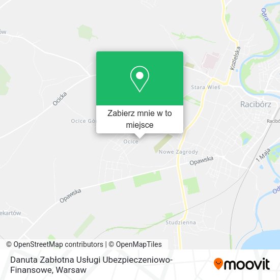 Mapa Danuta Zabłotna Usługi Ubezpieczeniowo-Finansowe