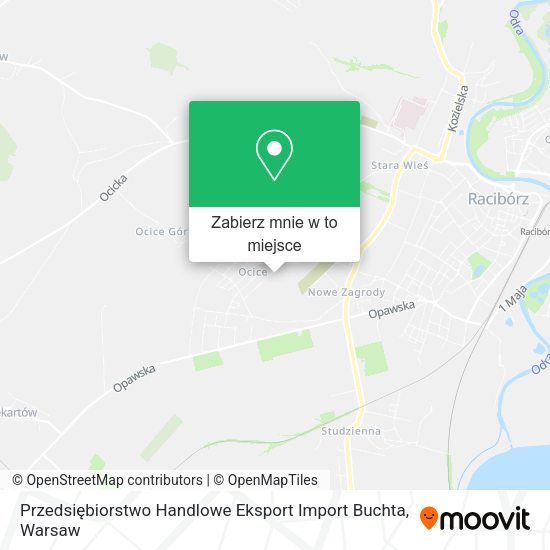 Mapa Przedsiębiorstwo Handlowe Eksport Import Buchta