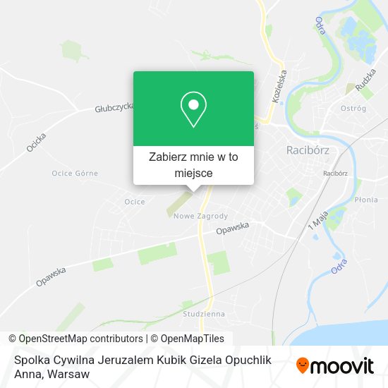 Mapa Spolka Cywilna Jeruzalem Kubik Gizela Opuchlik Anna