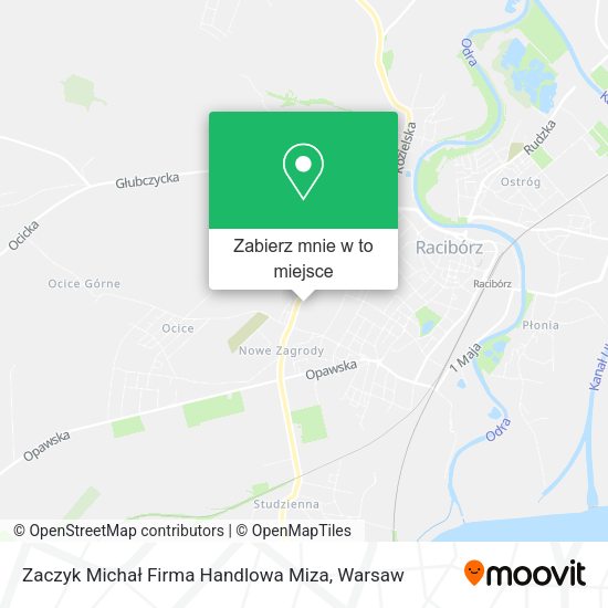 Mapa Zaczyk Michał Firma Handlowa Miza