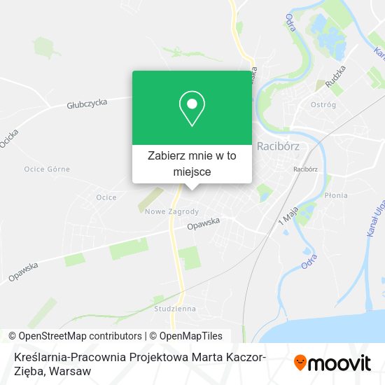 Mapa Kreślarnia-Pracownia Projektowa Marta Kaczor-Zięba