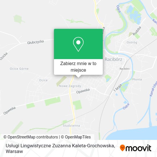 Mapa Usługi Lingwistyczne Zuzanna Kaleta-Grochowska