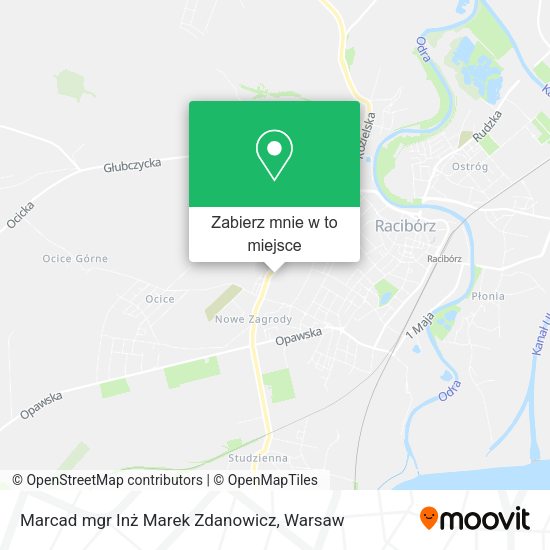 Mapa Marcad mgr Inż Marek Zdanowicz