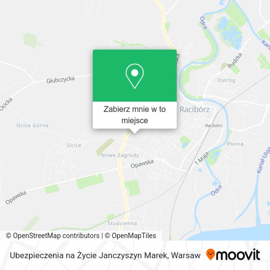 Mapa Ubezpieczenia na Życie Janczyszyn Marek