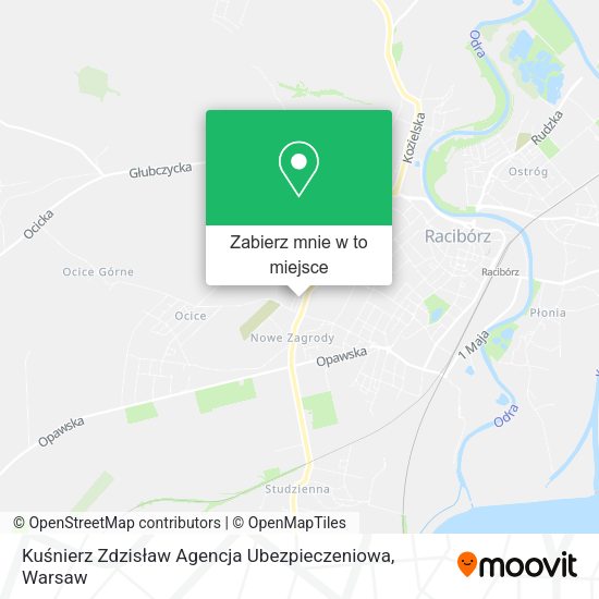 Mapa Kuśnierz Zdzisław Agencja Ubezpieczeniowa