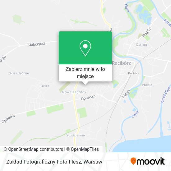 Mapa Zakład Fotograficzny Foto-Flesz