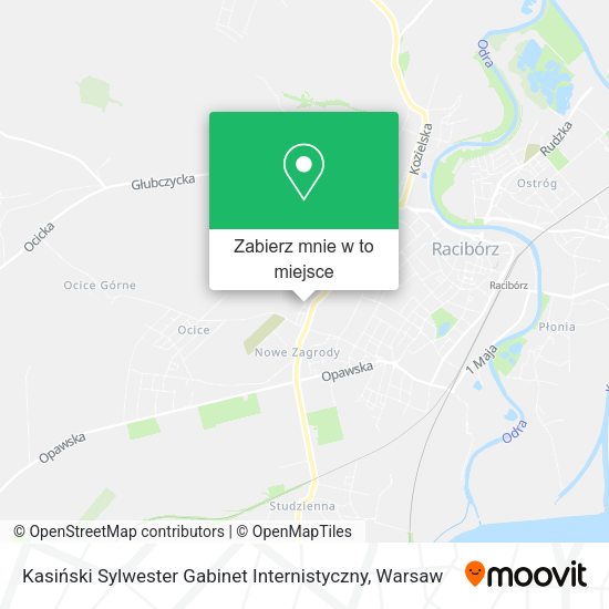 Mapa Kasiński Sylwester Gabinet Internistyczny