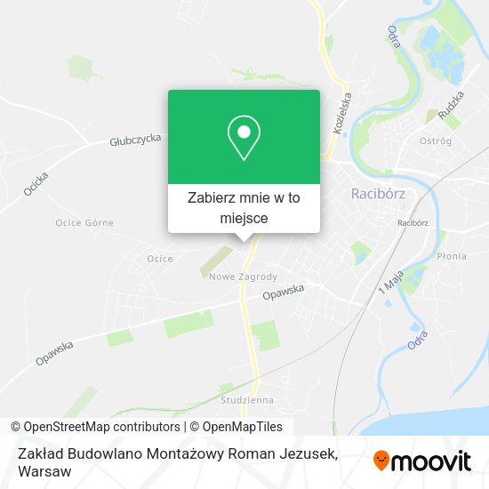 Mapa Zakład Budowlano Montażowy Roman Jezusek