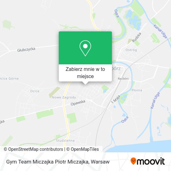 Mapa Gym Team Miczajka Piotr Miczajka