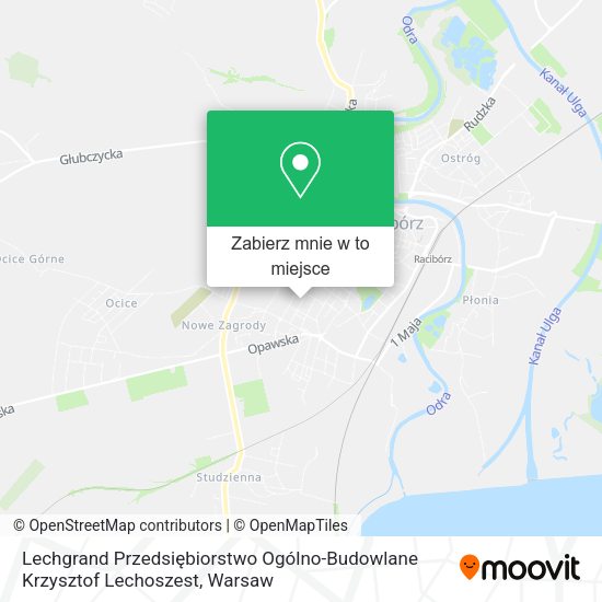 Mapa Lechgrand Przedsiębiorstwo Ogólno-Budowlane Krzysztof Lechoszest