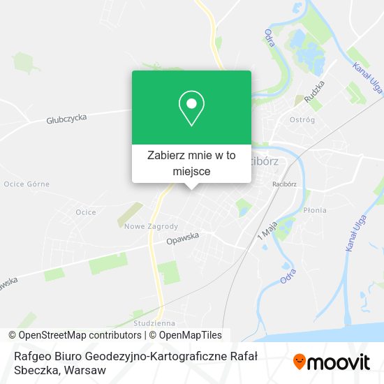 Mapa Rafgeo Biuro Geodezyjno-Kartograficzne Rafał Sbeczka