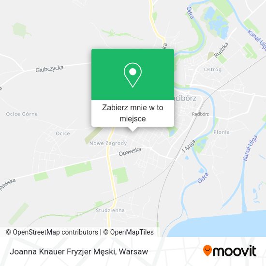 Mapa Joanna Knauer Fryzjer Męski