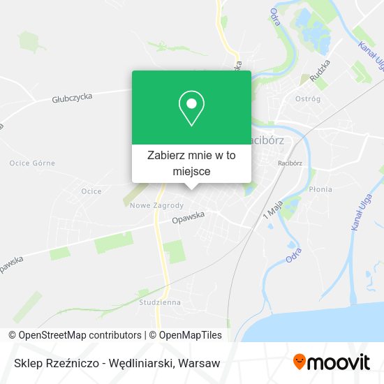 Mapa Sklep Rzeźniczo - Wędliniarski