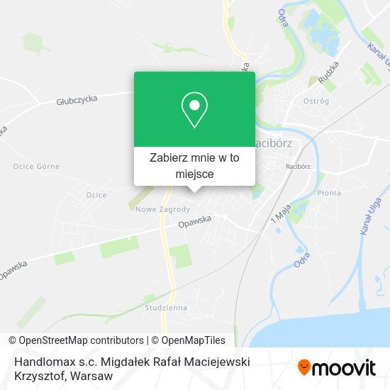 Mapa Handlomax s.c. Migdałek Rafał Maciejewski Krzysztof